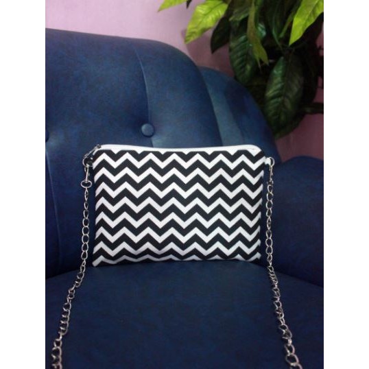 SlingBag ZigZag SB_012 | Sling Bag Canvas | Tas Selempang Wanita