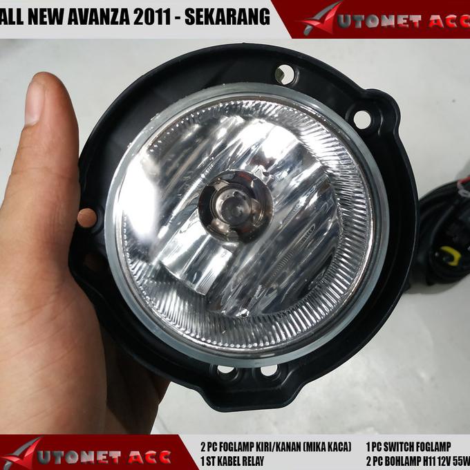 Foglamp Lampu Kabut All New Grand Avanza 2011 2012 2016 2019 Kaca