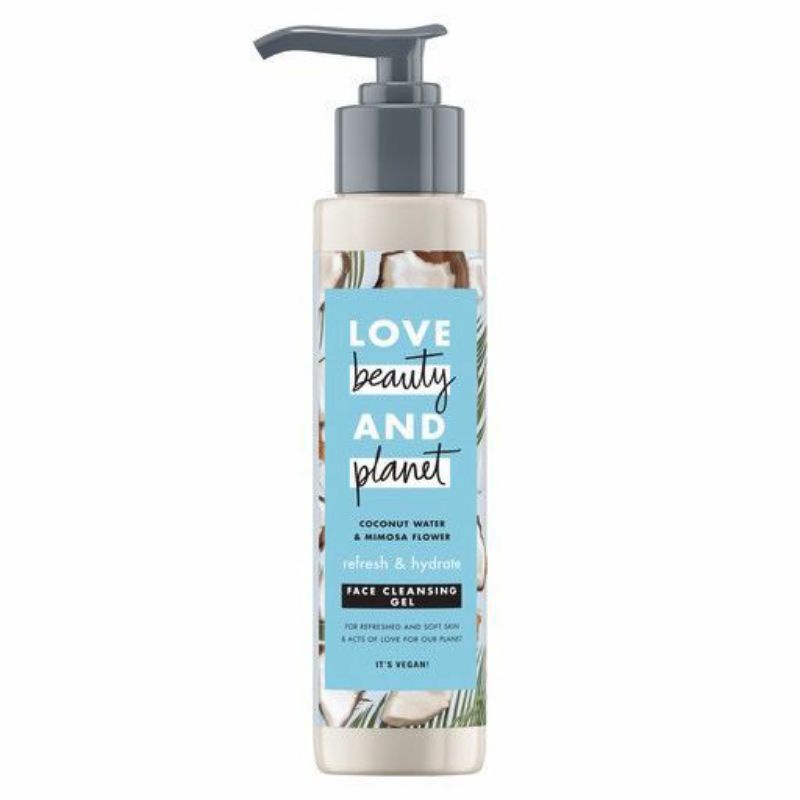 Love Beauty and Planet Refresh &amp; hydrate face cleansing gel 190ml