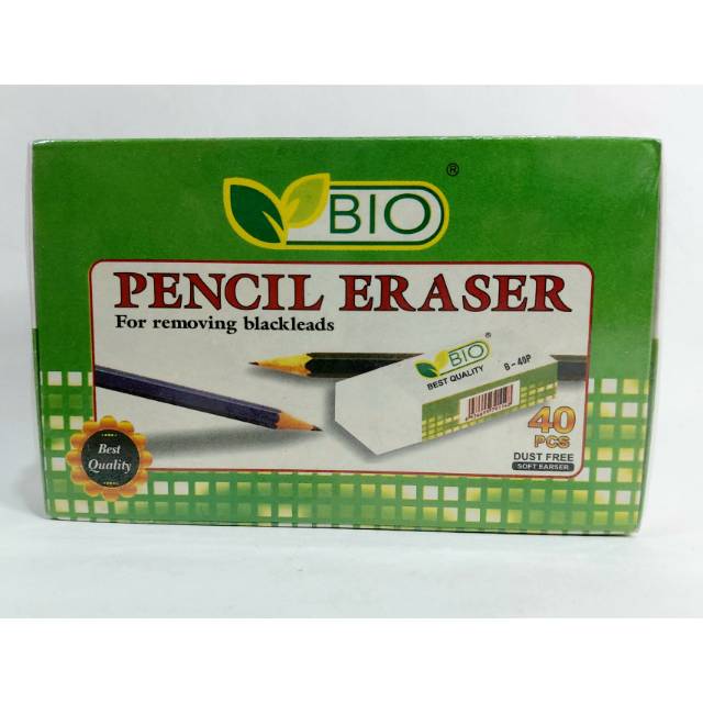 

PENGHAPUS PENSIL / STIP KECIL PUTIH 40 PCS