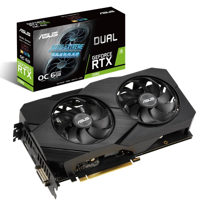 VGA ASUS DUAL EVO RTX 2060 OC Edition 6 GB DDR6 RESMI