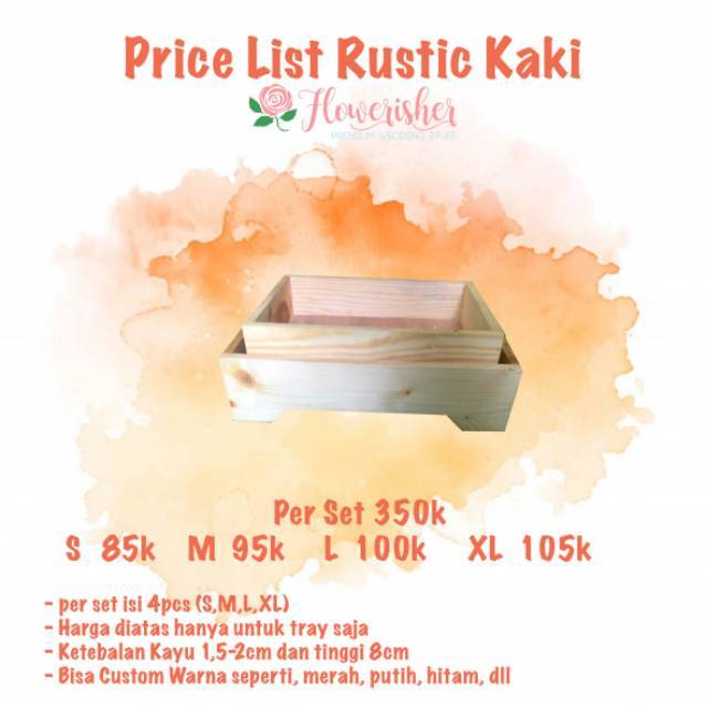 Rustic Frame Seserahan Hantaran