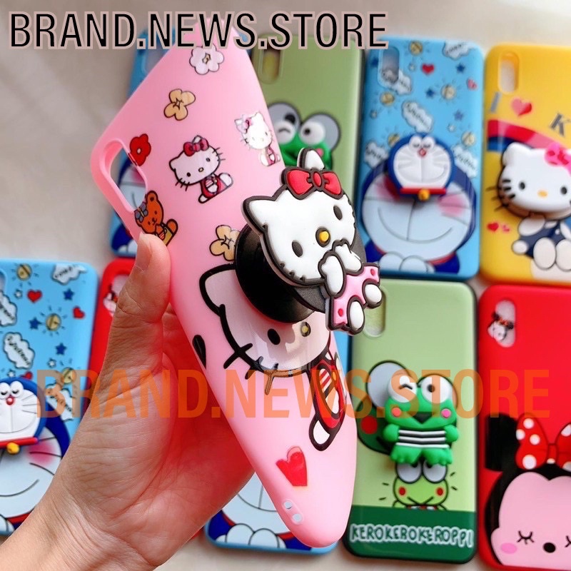 OPPO RENO 4F/F17 PRO/F11/F11 PRO/ RENO 3/ RENO 3 PRO/ F15/ A91/ RENO 4/ K5/ SOFT CASE KARTUN/KARAKTER + POP SOCKET/GRIPTOK