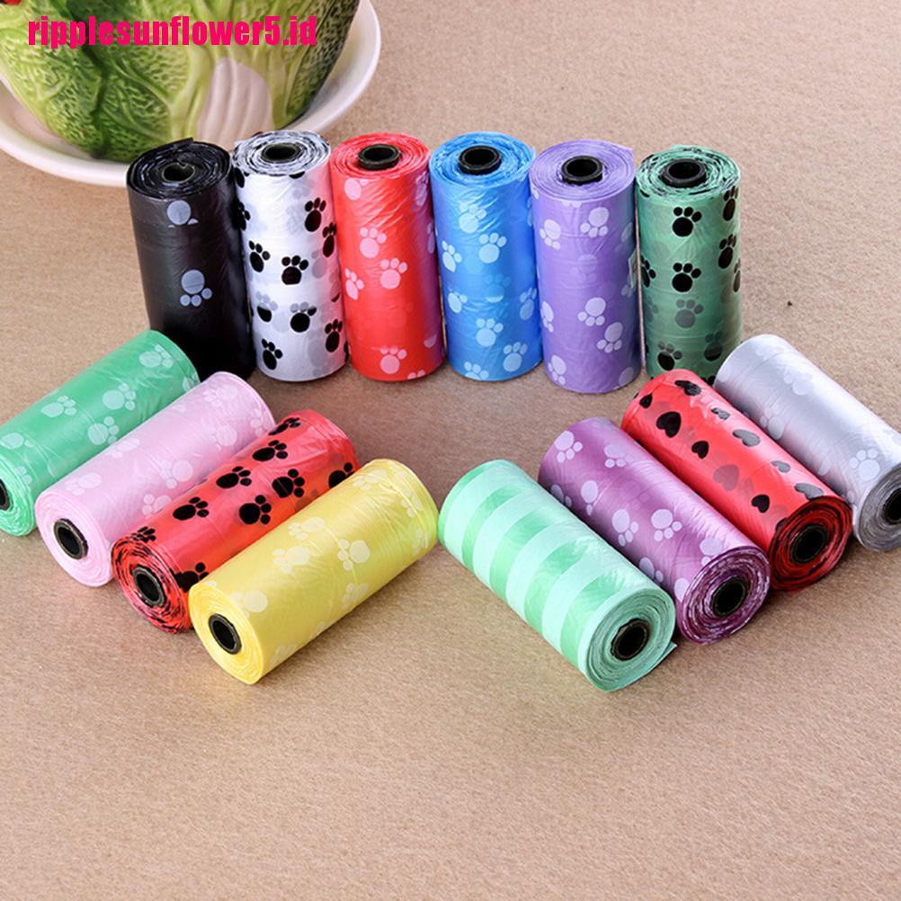 1 Roll / 15Pcs Alat Pembersih Kotoran Anjing