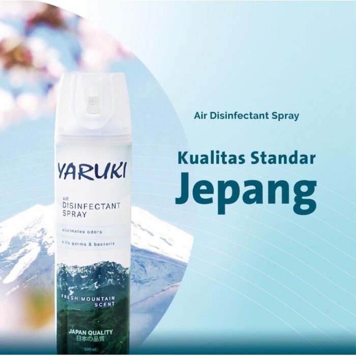 Dijual Yaruki Air Disinfectant Spray 500ml|Pengharum Pembasmi Bakteri Ruangan terbaik