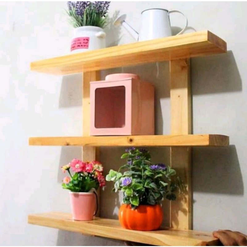 Rak Kayu Hiasan Dinding Rak Kayu Dekorasi Hiasan Dinding Serba Guna