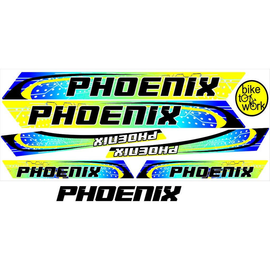 STRIPING NEW SEPEDA PHOENIX CUSTOM STIKER