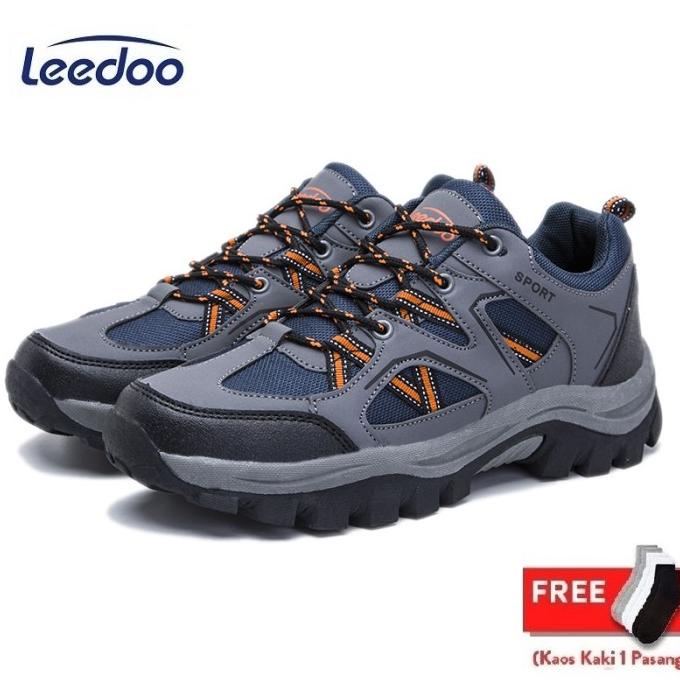 Leedoo Sepatu Hiking Anti Air Sepatu Olahraga Sepatu Gunung MH208