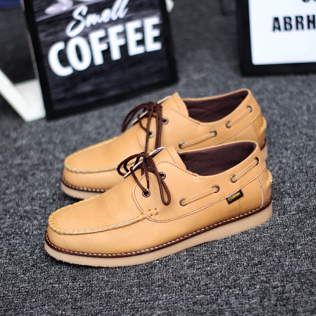 Abra - Davis Sepatu Kulit Asli Pria Formal Casual Ukuran Besar Big Size 38 - 46