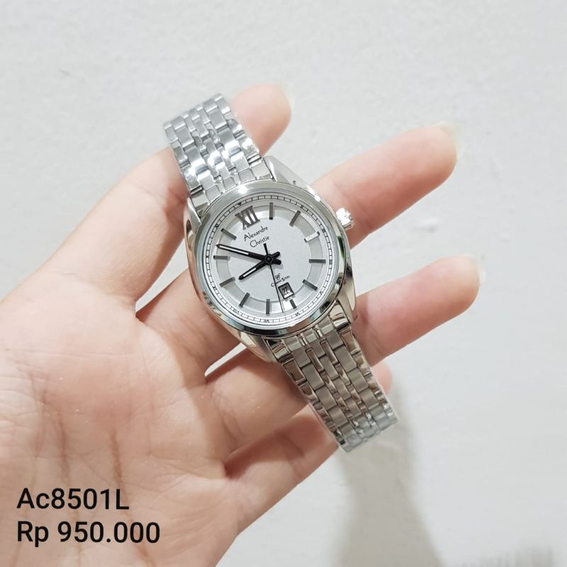Ac8501 Silver || Jam Wanita AC 8501 LD Ori