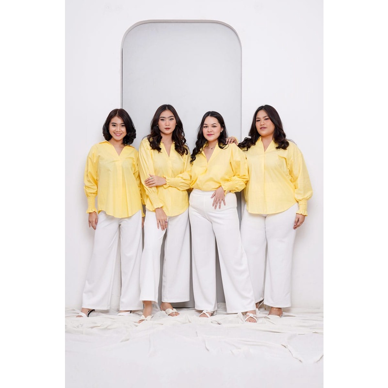 Kemeja Oversized Jinju Atasan Wanita