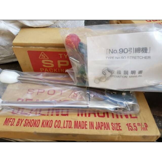 

Packing Machine SPOT Strapping Poly Set No. 90 Alat Packing Plastik Bandeyzer 16 mm Original