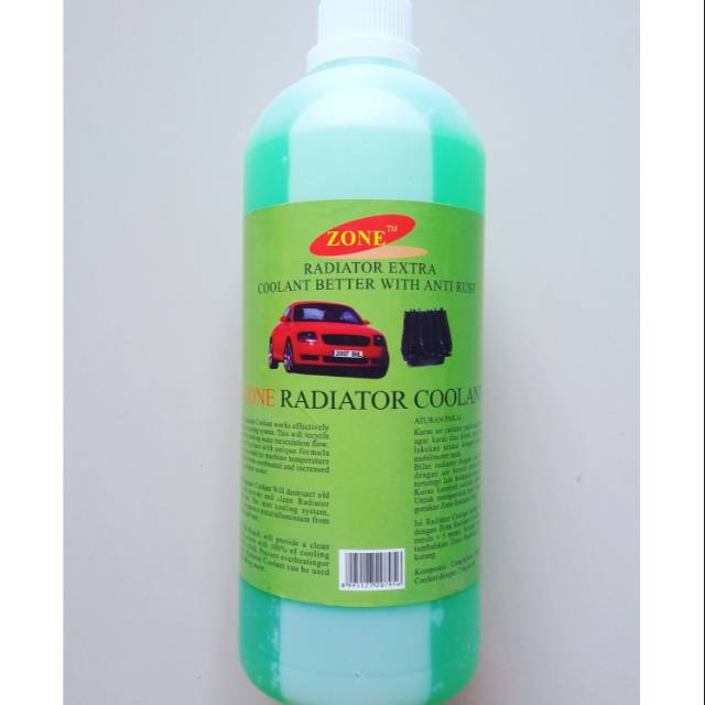 Air Radiator Coolant Zone 1 liter warna hijau