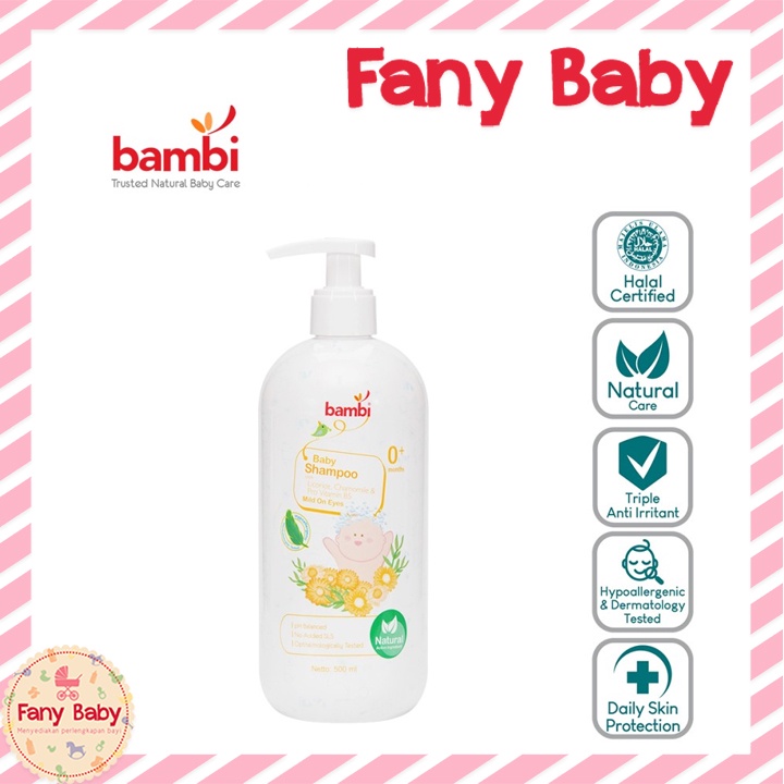 BAMBI BABY SHAMPOO PUMP 500ML