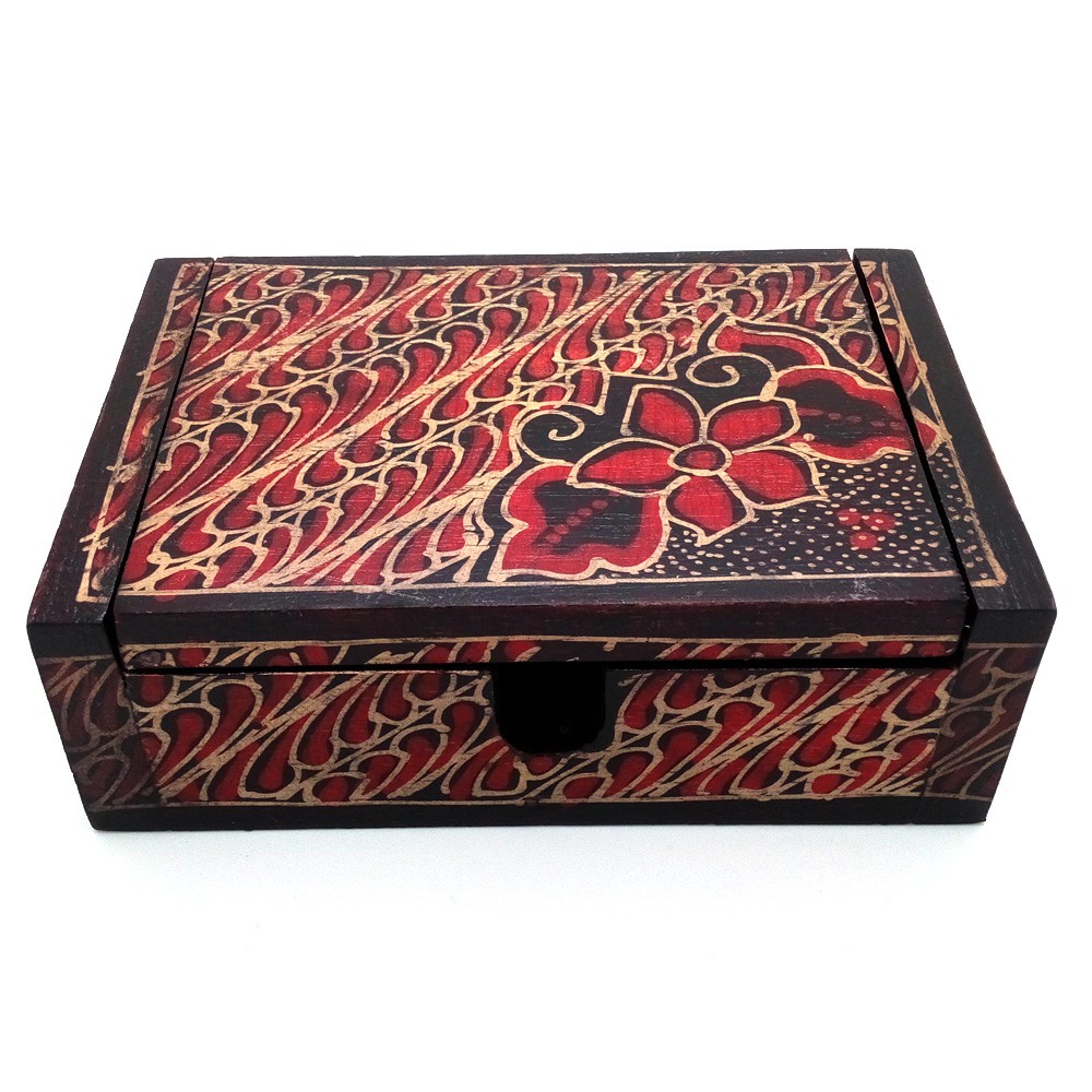 Box Kotak tempat kartu nama batik KN01