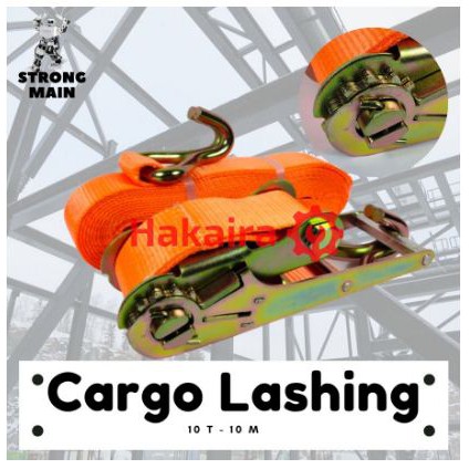 Webbing / Ratchet Tie Down / Track Belt / Cargo Lashing 10 Ton 10 M