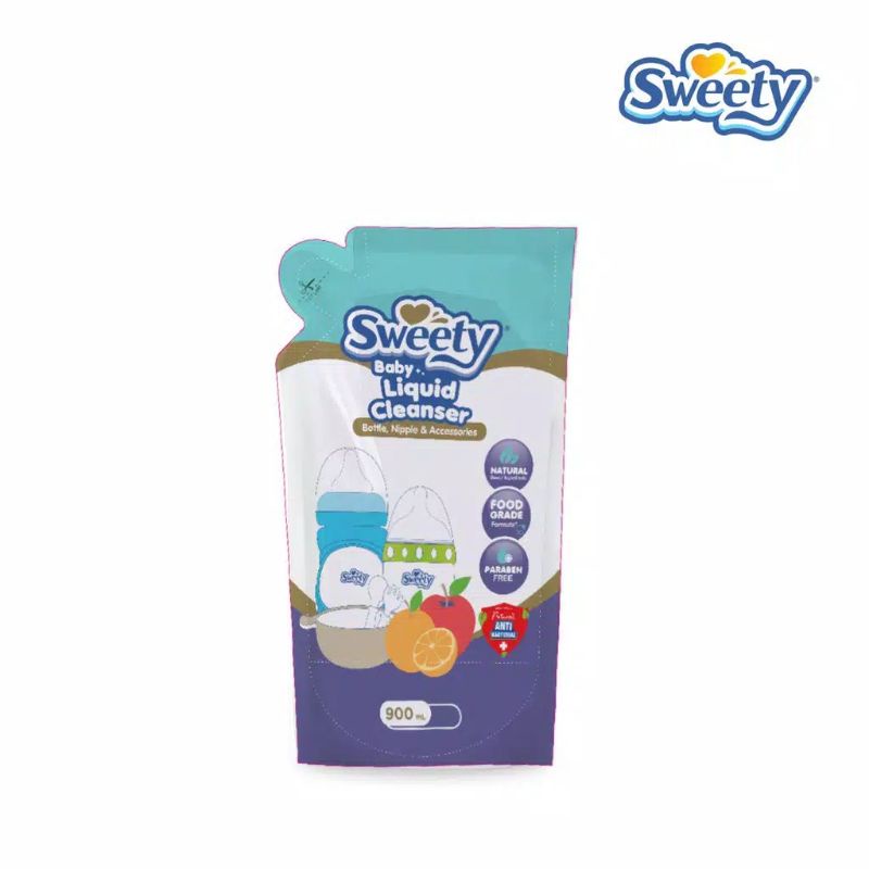 Sweety Baby Liquid Cleanser Bottle- Sweety Sabun Cuci Botol Bayi dan Perlengkapan Bayi 900ml