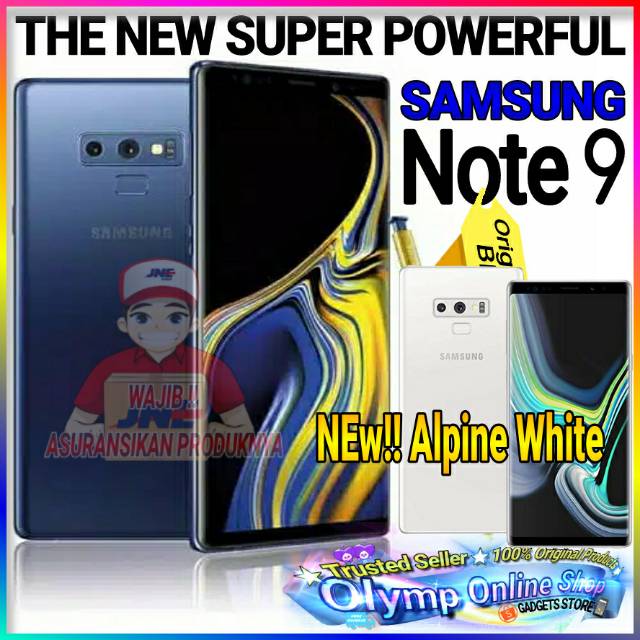 Samsung Galaxy Note 9 - NEW Original BNIB (SEGEL) - Garansi international 6gb/128gb & 8gb/512gb