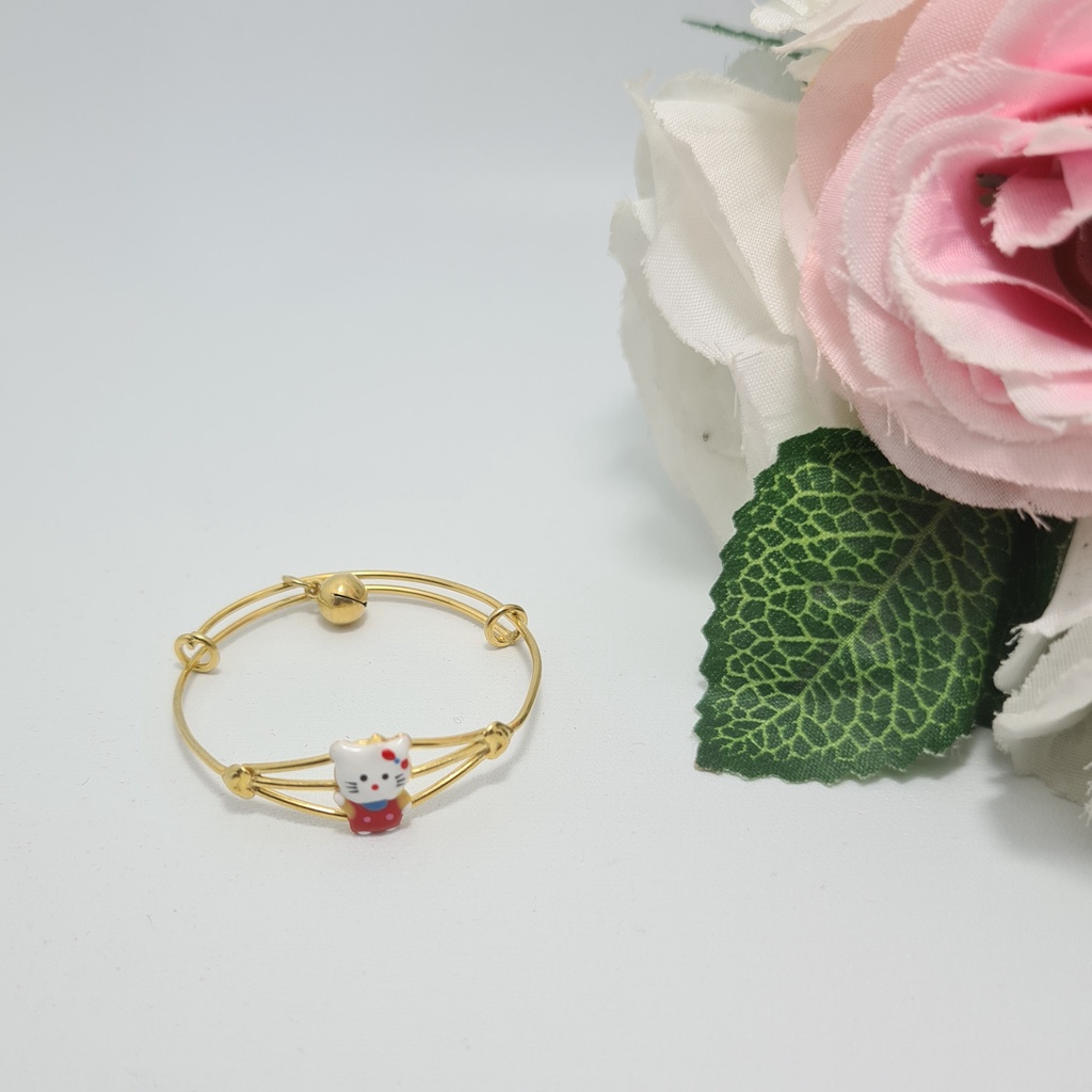 Gelang Bayi Emas Muda Gambar Hello Kitty