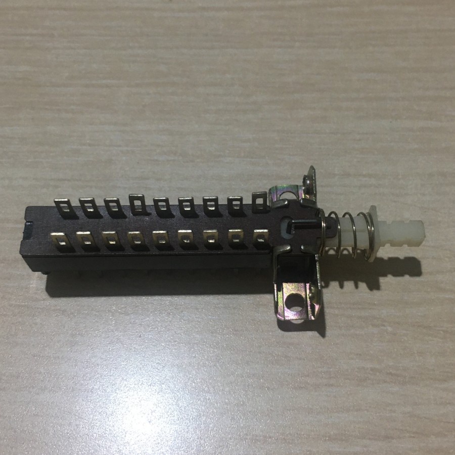 SWITCH DPDT SAKLAR PUSH BUTTON ON OFF 2x9 2 x 9 18 PIN 18P