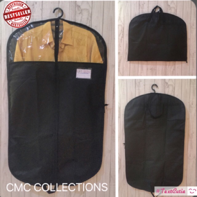 Cover jas / sarung jas pria / suit cover / cover gantungan baju jas / pelindung baju jas