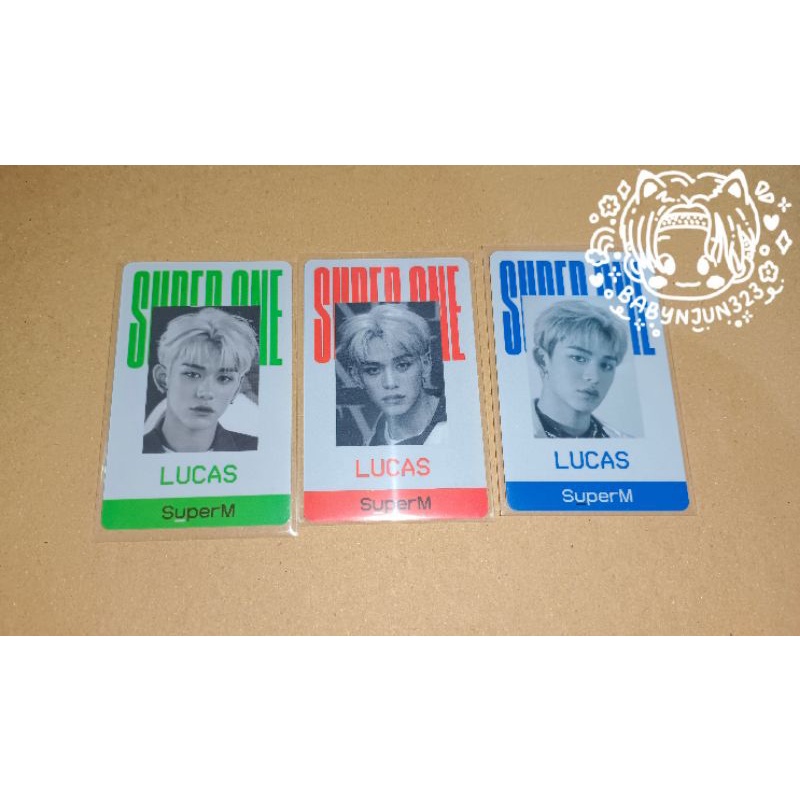 ready pc lucas super one superm id card set