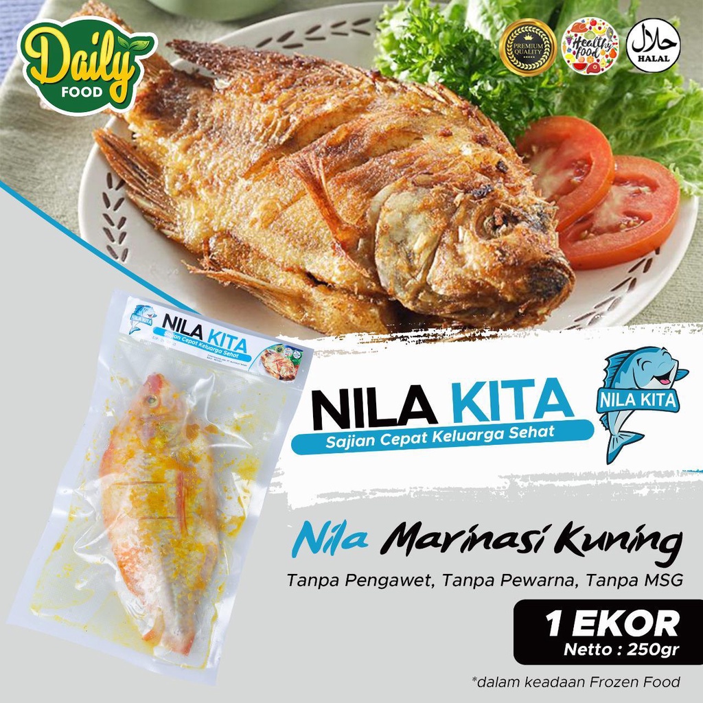 

IKAN FROZEN IKAN NILA BUMBU KUNING 1 EKOR NILAKITA FROZEN DAILY FOOD