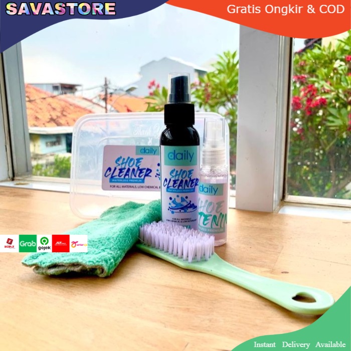 SHOE CLEANER CAIRAN AMPUH PEMBERSIH SEPATU DAN PEMUTIH SEPATU  DAILY WATERLESS SHOE CLEANER
