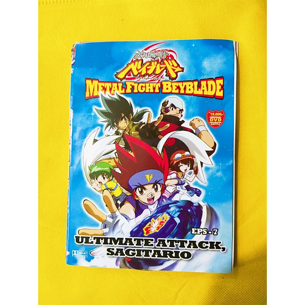KASET DVD FILM KARTUN ANIMASI ANIME METAL FIGHT BEYBLADE