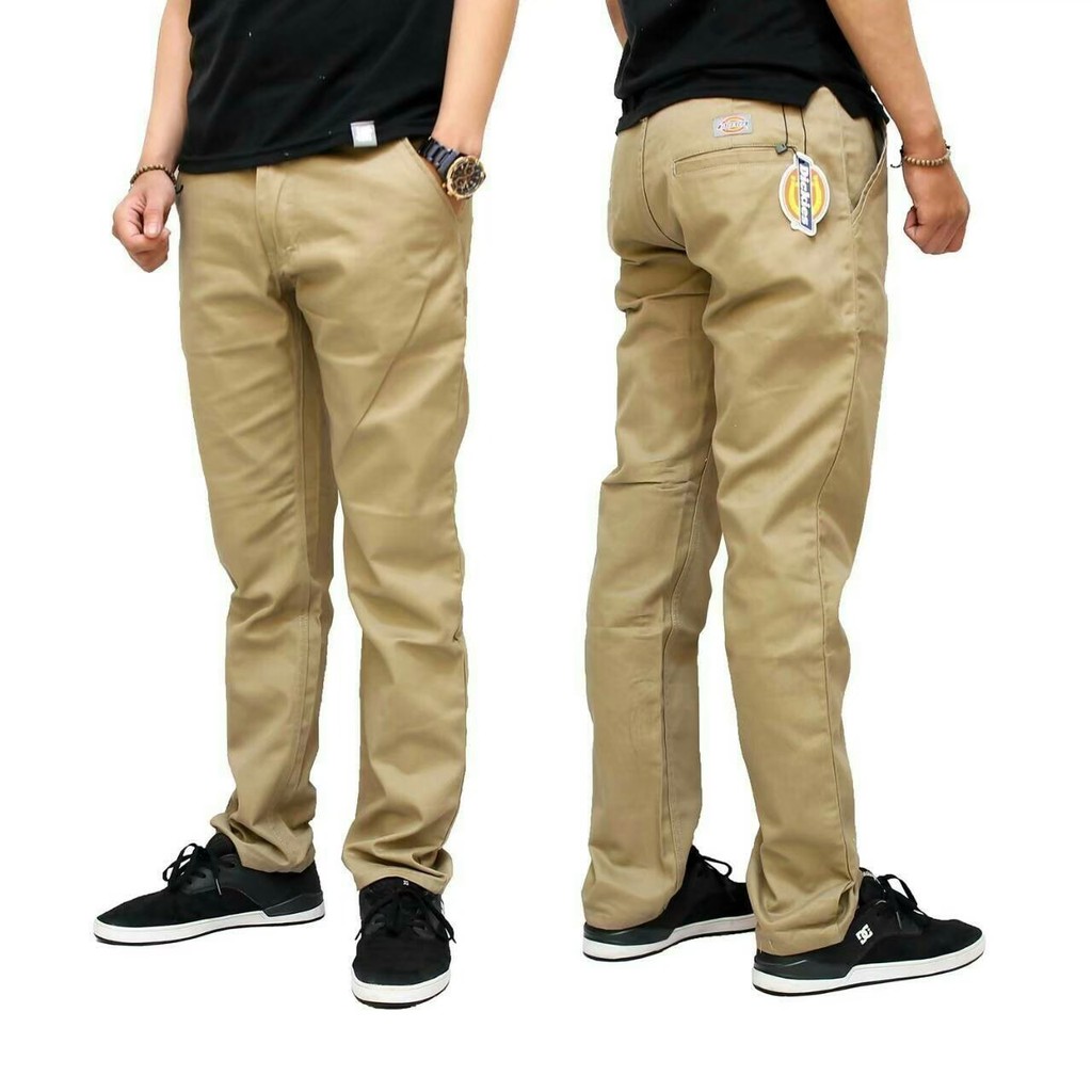celana panjang chino pria celana katun premium