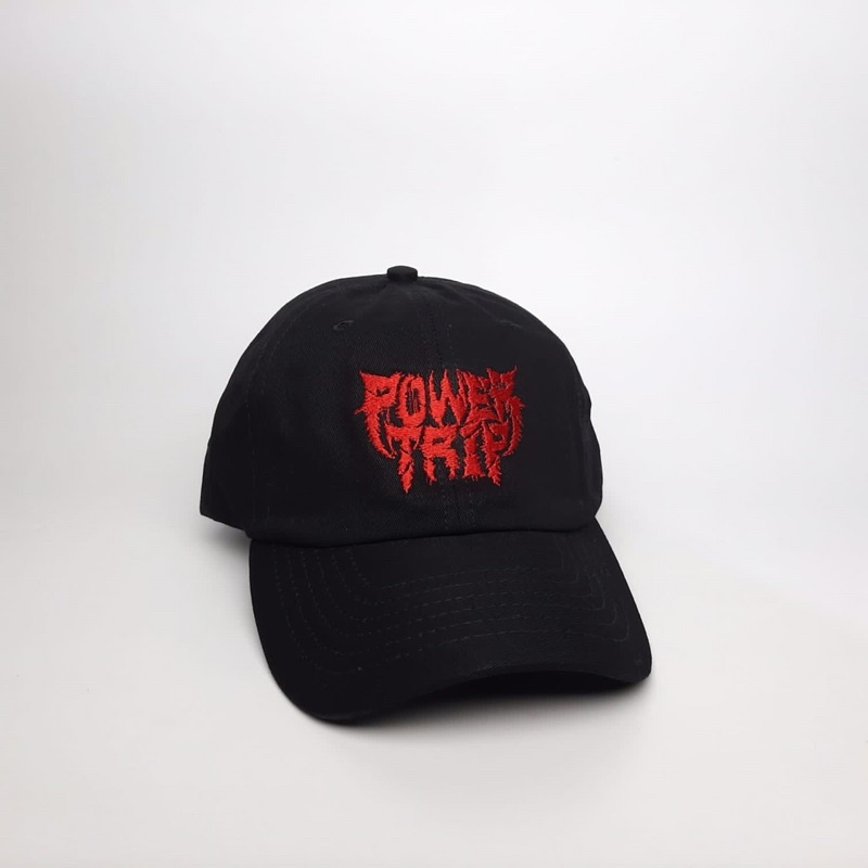 TOPI POWER TRIP THRASH METAL HARDCORE BASEBALL CAP COD BAYAR DI TEMPAT