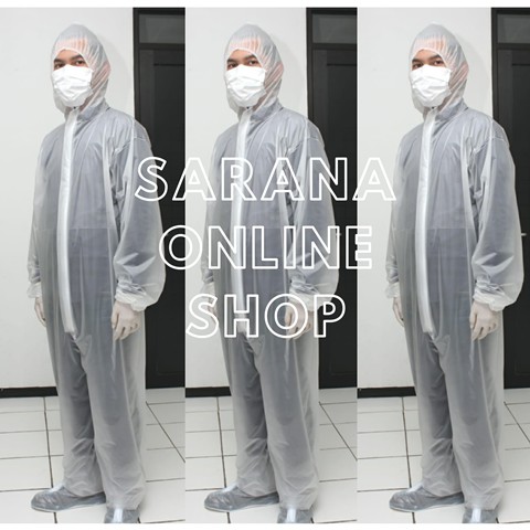 Ready Stock Baju Hazmat Alat Pelindung Diri (APD) Medis untuk Penanganan Medis Virus dan Bakteri