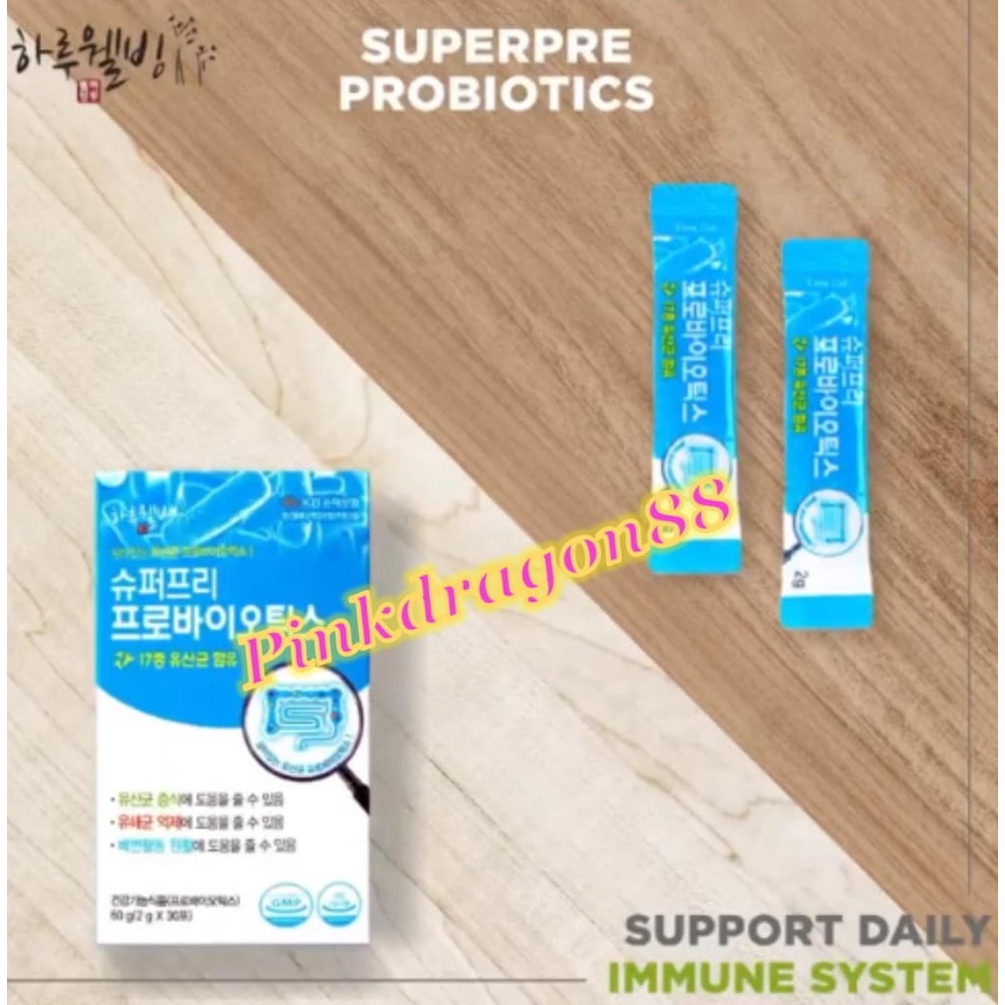 ( ECERAN ) Super Prebiotik Prebiotics + Probiotics Probiotik Lactobacillus