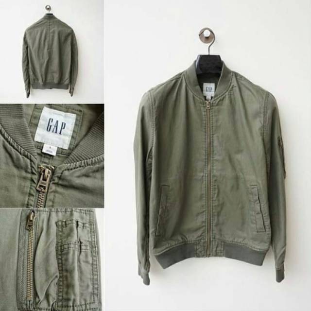 Jaket Bomber Gap Original Army