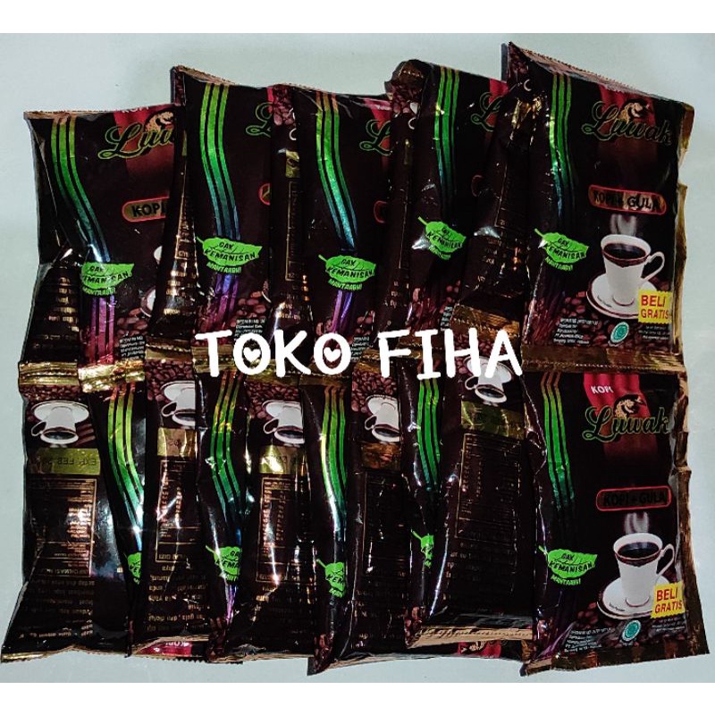 

Luwak Kopi Hitam + Gula 25gr - sachet