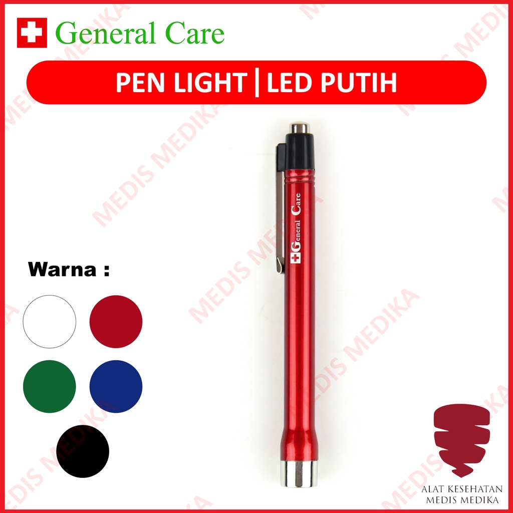 Pen Light White LED General Care Senter Lampu Putih Lamp Penlight GC