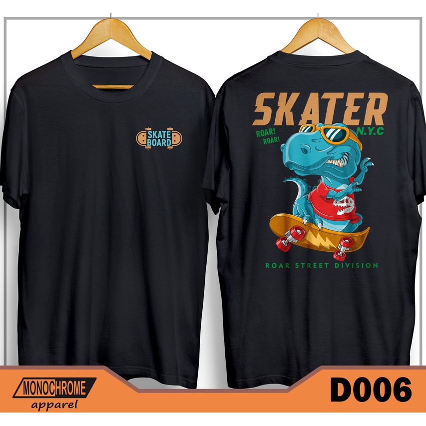 D006 Kaos Baju Skate Skater Skaters Skateboard Distro Pria