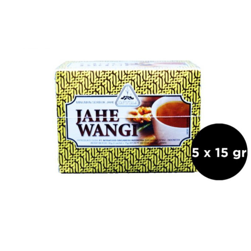 JAHE WANGI  Isi 5 Sachet/rbox LESS SUGAR/RENDAH GULA