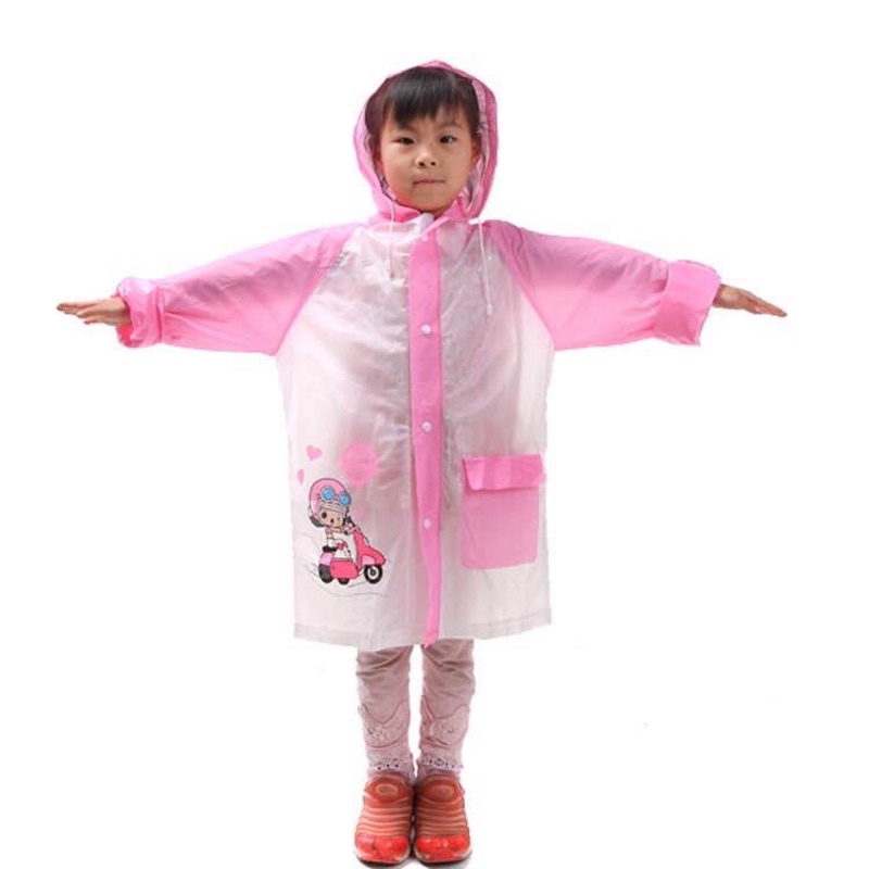 JAS HUJAN ANAK &amp; CHILDREN RAINCOAT WARNA PINK &amp; BIRU