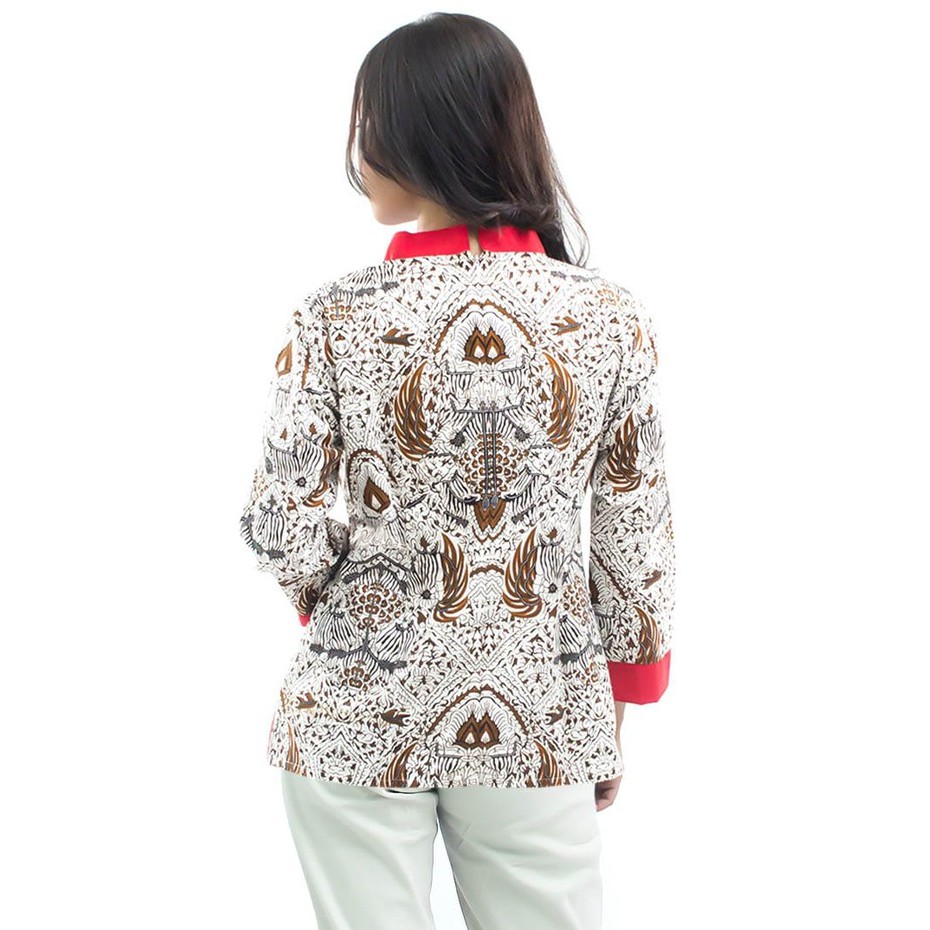 ATASAN BLOUSE BATIK SERAGAM KANTORAN