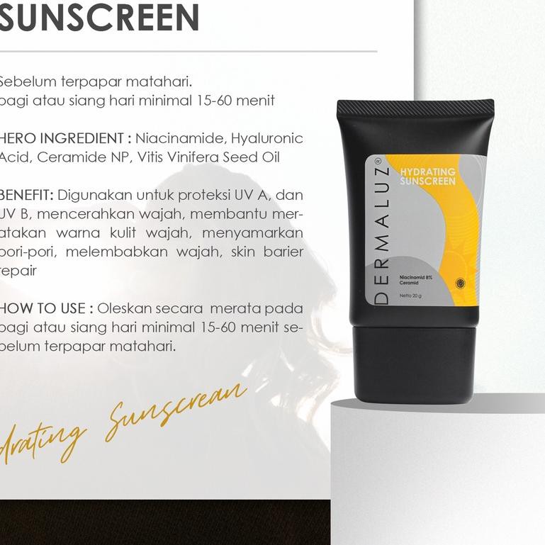 ۩ DERMALUZ Hydrating Sunscreen ❊