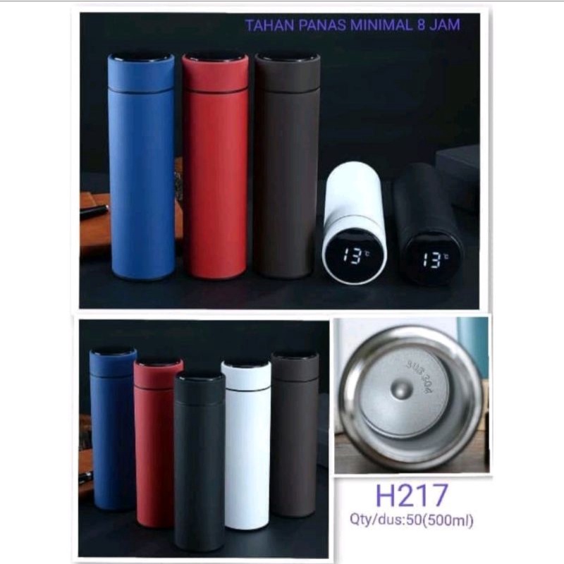 Termos suhu LED Doff/Rubber Display LED Termos/Termos Stainless LED Suhu Doff