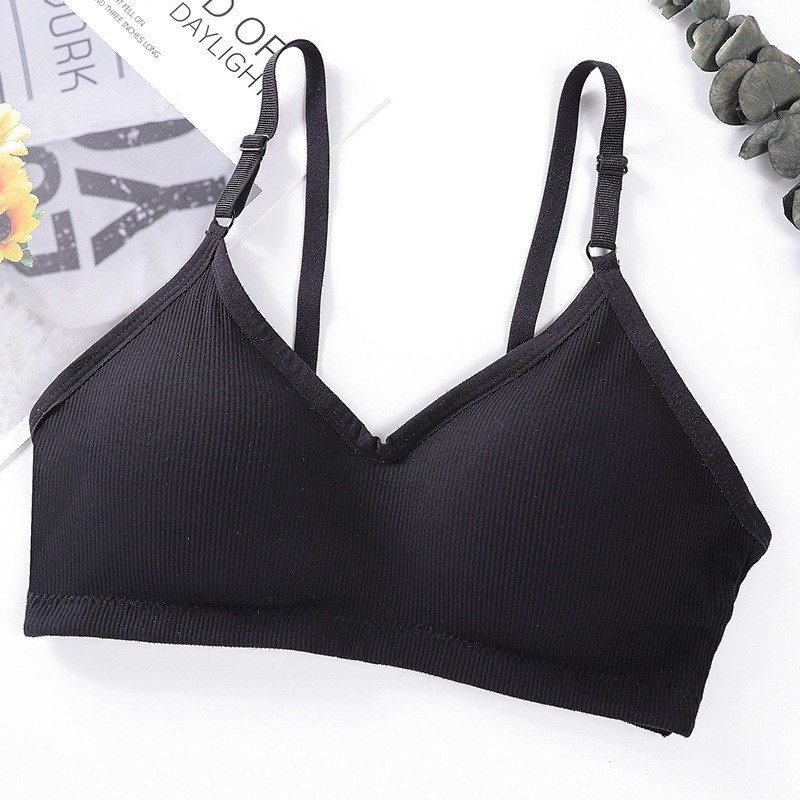 Hot Sale B35 Bra Wanita Model Tanpa Kawat Dengan Bahan Halus Sexy TMALL88