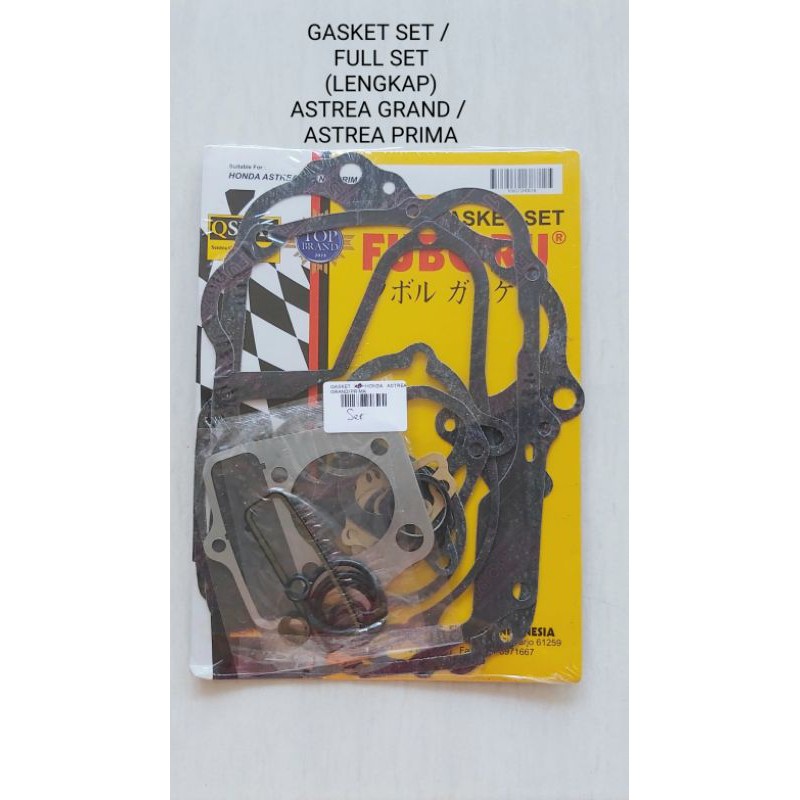 PACKING GASKET FULL SET / PAKING SET / PAK SET GASKET SET ASTREA GRAND / ASTREA PRIMA FUBORU