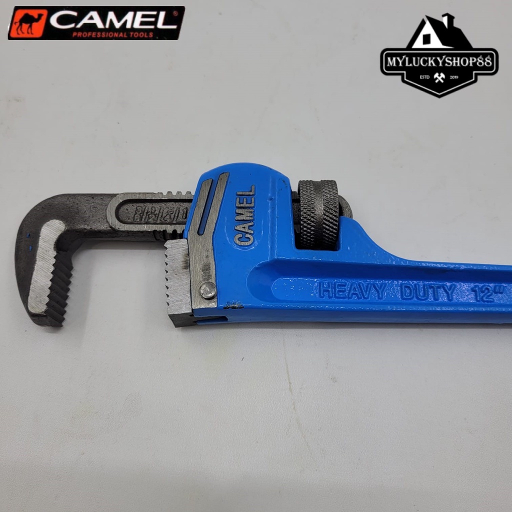 Camel Kunci Pipa Ledeng 12 Inch Pipe Wrench Saluran Air Pembuka Baut