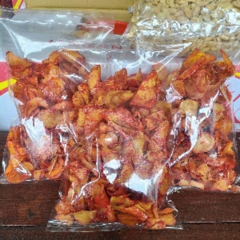 

KERIPIK SINGKONG PEDAS 250 GRAM