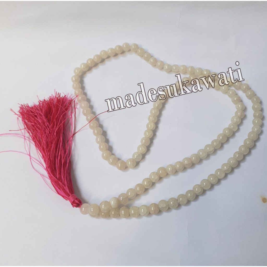 Kalung tasbih mutiara pecah seribu kuncir