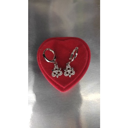 XUPING Anting Wanita Silver Simple