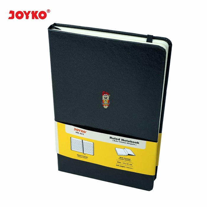 

Terlaris Notebook Diary Agenda Buku Catatan Bergaris Joyko NB-663 240 hal Black