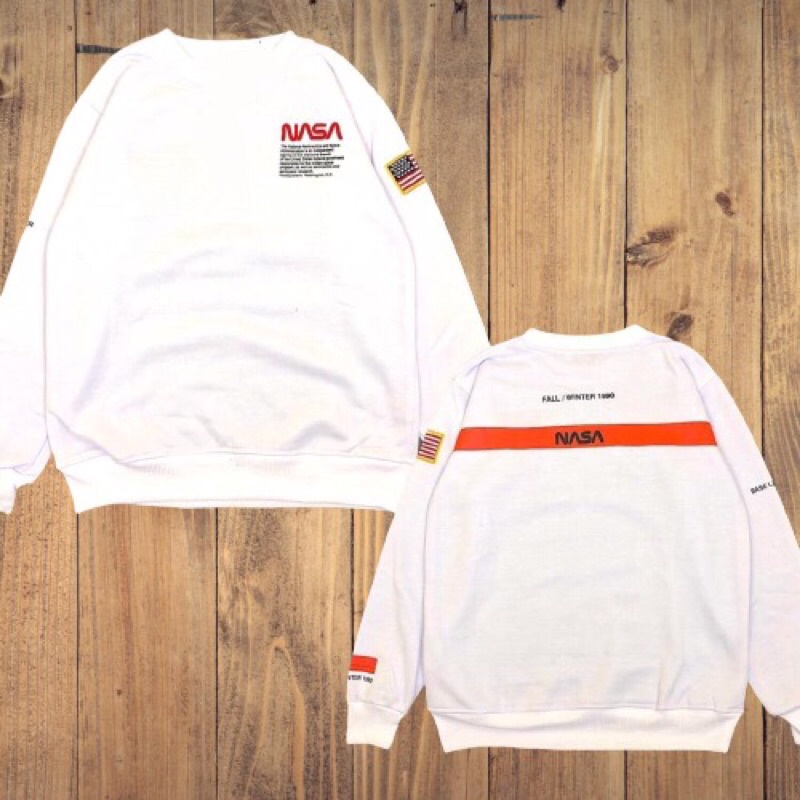 crewneck original nasa /crewneck nasa /sweater tanpa topi/sweater original